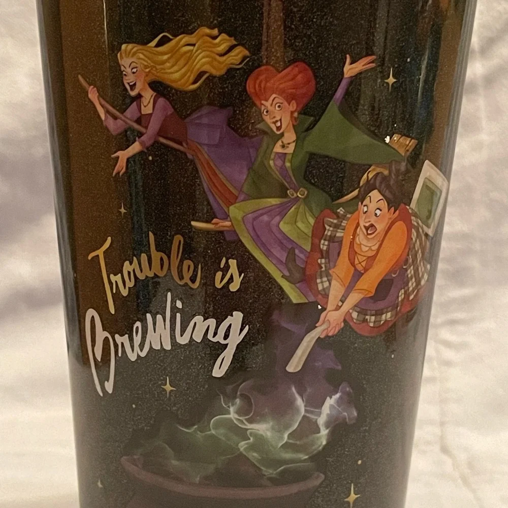 NEW Disney Parks Halloween Hocus Pocus Trouble‎ Is Brewing Cup Tumbler Corkcicle